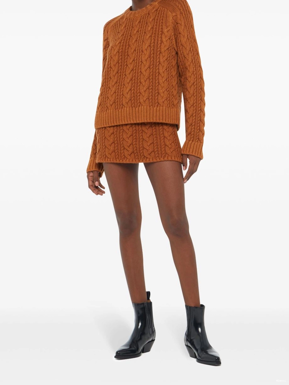 Cheap cable-knit skirt mid-rise Alanui Women 0801
